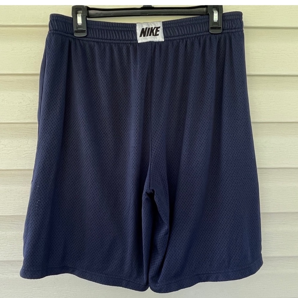 NIKE ICON MEN’S DRI-FIT BASKETBALL SHORTS - BLUE SIZE MEDIUM (PREOWNED)